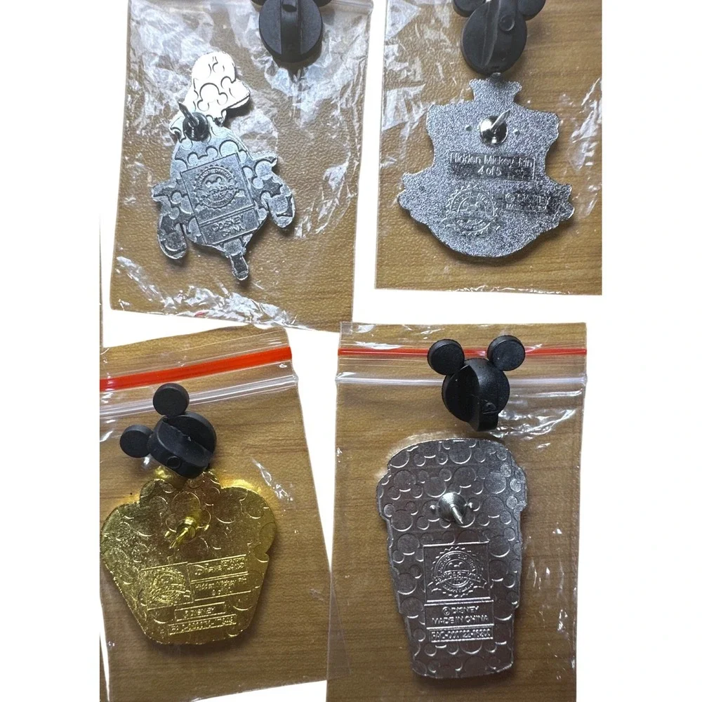 Disney Trading Pin Lot Unisex 10pc Multi Hidden Mickey Duffy Goofy Jack Beaker